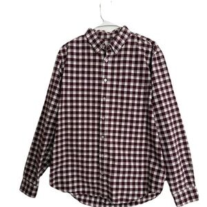 Gap Men's XL Red Plaid
Long Sleeve Shirt Polyester
Blend